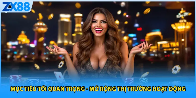 Mục tiêu tối quan trọng - mở rộng thị trường hoạt động