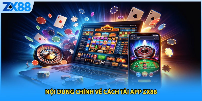 Nội dung chính về cách tải app ZX88